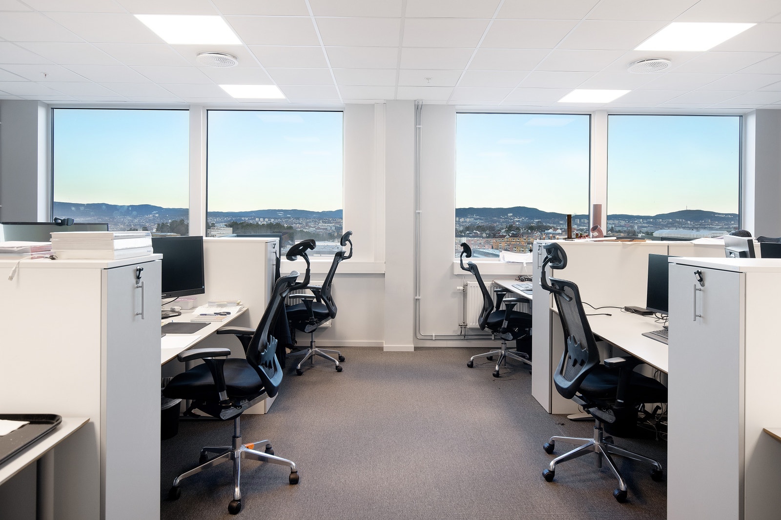 Illustrasjon ledig areal Galleribilde