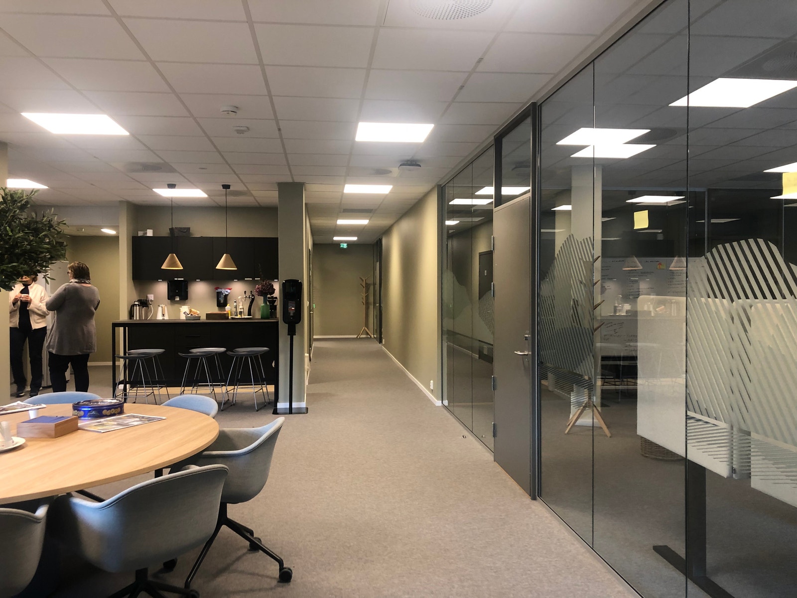 Den uformelle delen av aktivitetsbaserte arbeidsplasser Galleribilde