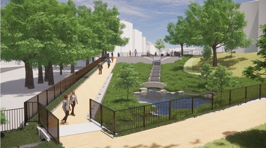 Kommunen skal bruke 150 millioner på fornyelse av Klosterenga Park. Illustrasjonen er hentet fra Oslo kommune sine nettsider. Galleribilde