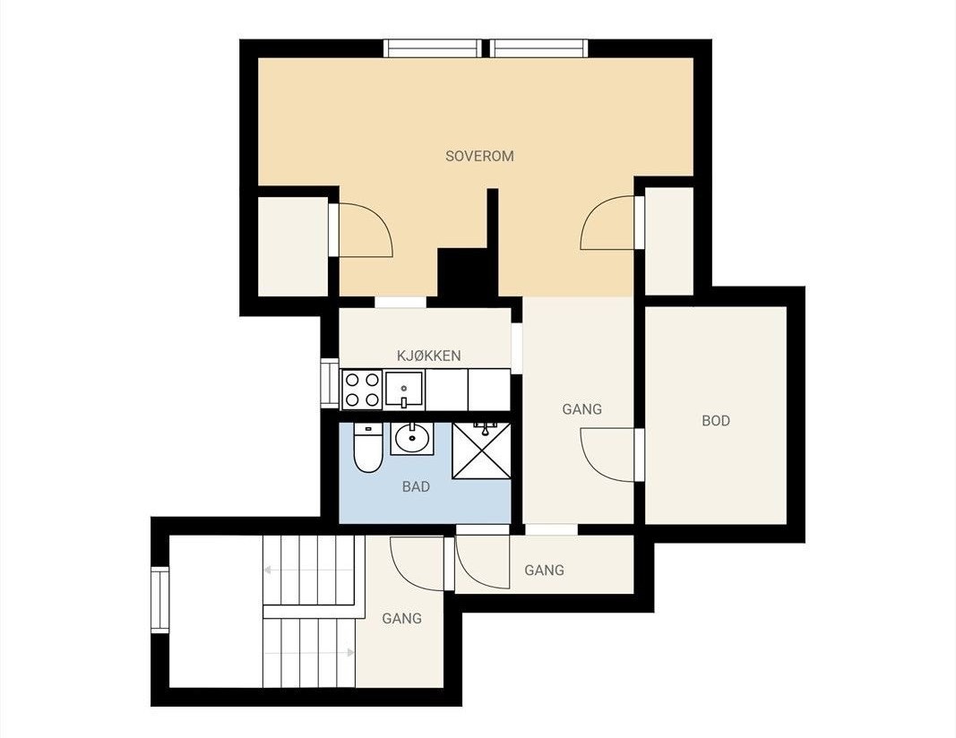 Plantegning Galleribilde