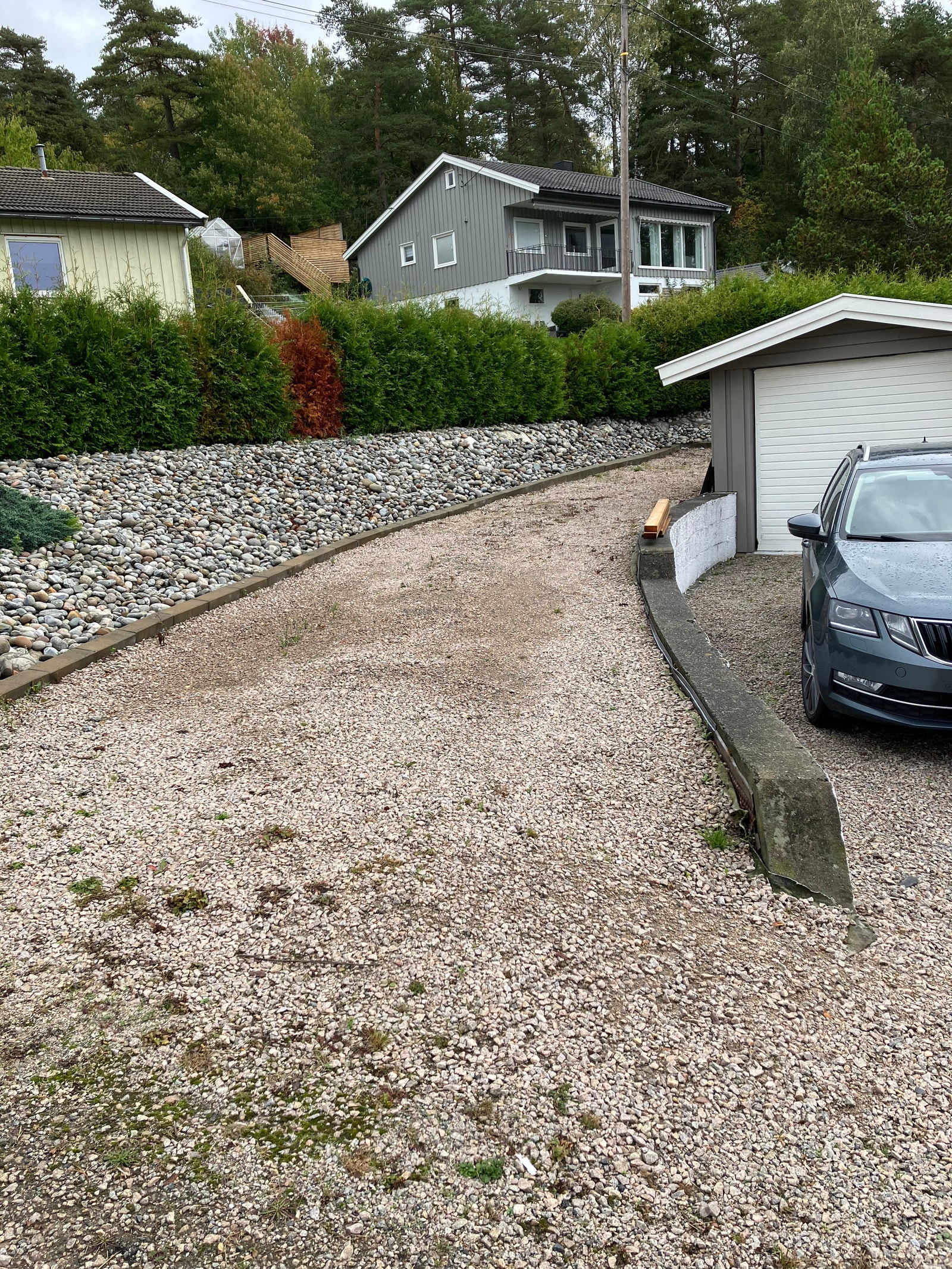 Egen parkering. Galleribilde