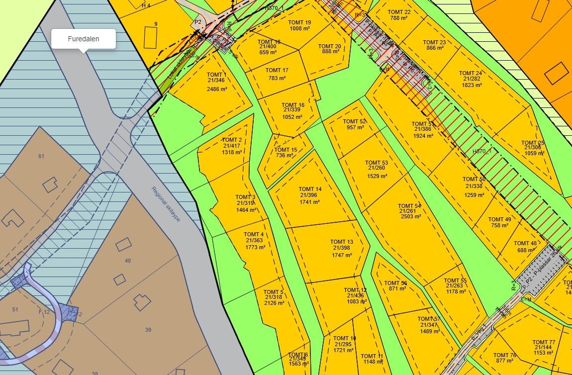 Regulering bnr 921 Galleribilde
