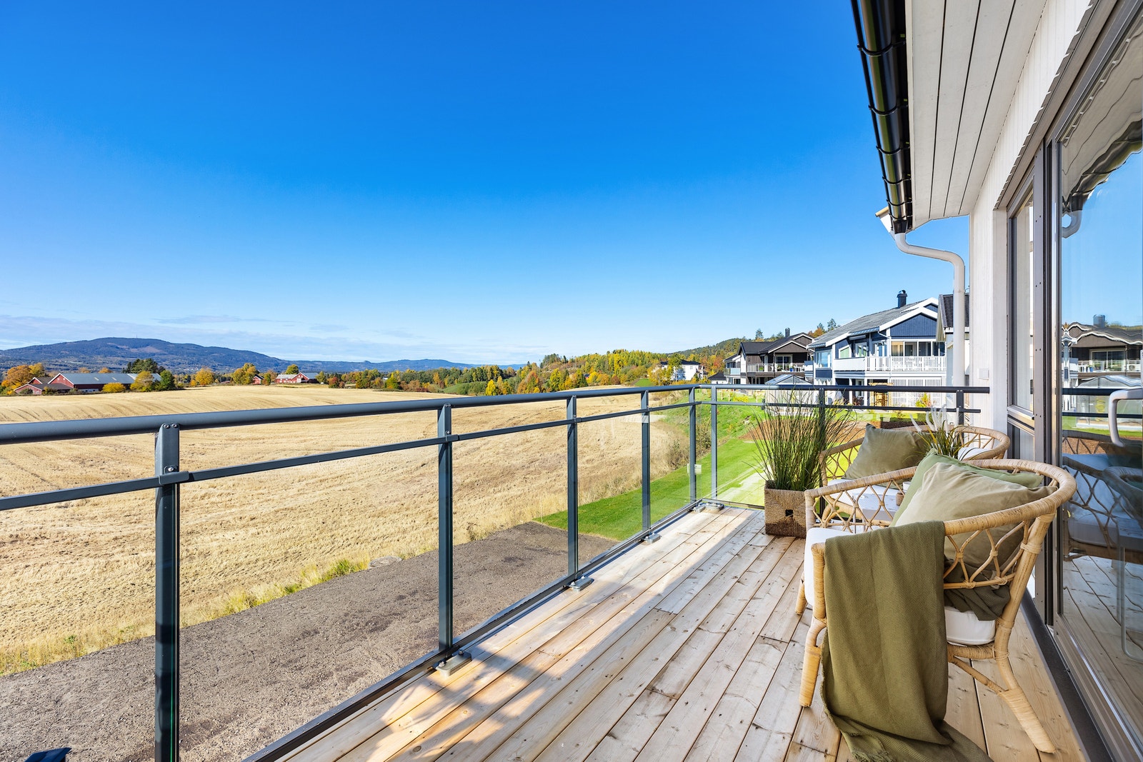 Her kan man kose seg med den nydelige utsikten Galleribilde