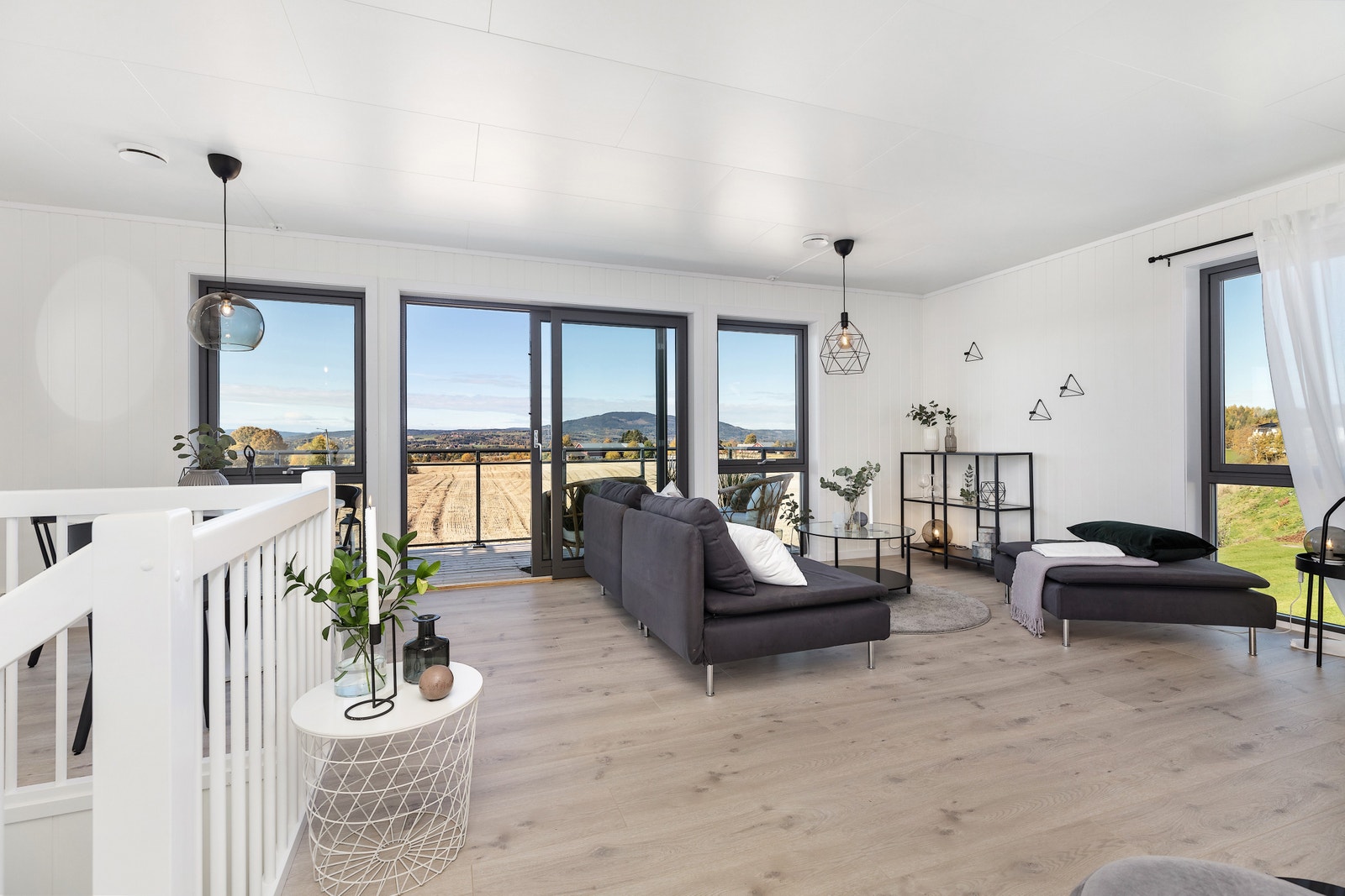 Nydelig utsikt fra stuen Galleribilde