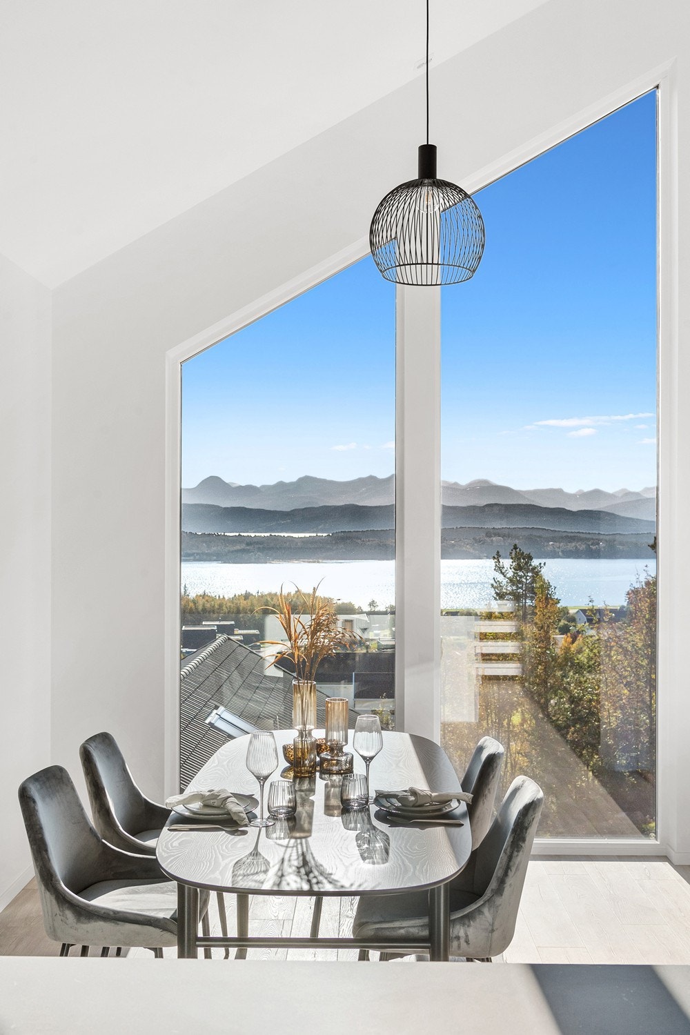 Flott utsikt fra spiseplassen Galleribilde