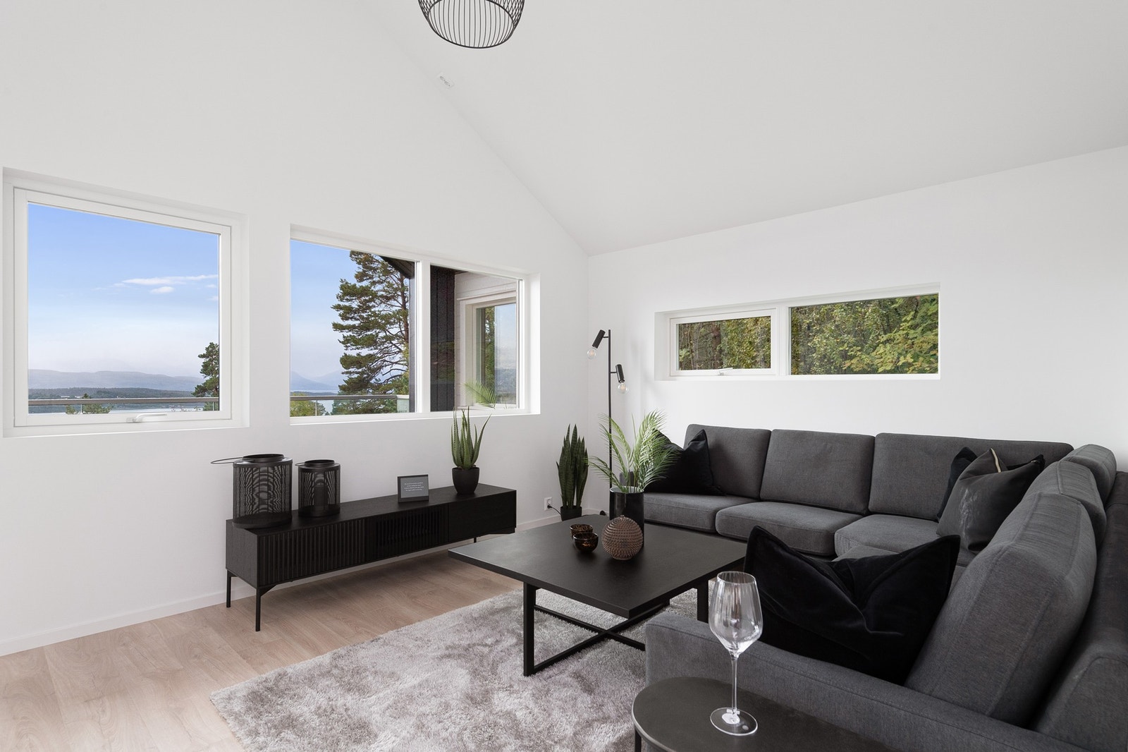 Sofakrok med utsikt Galleribilde