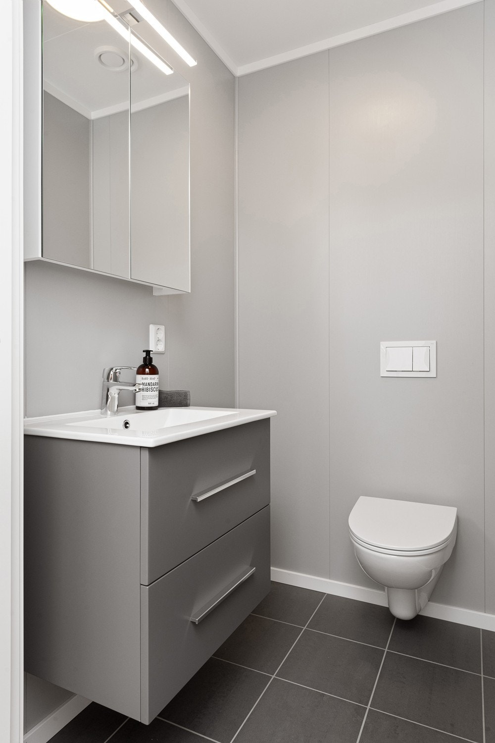 Leilighetene har egne toalettrom i tillegg til bad Galleribilde