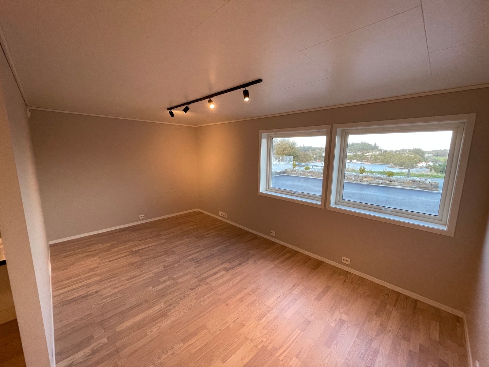 Stue med utsikt Galleribilde