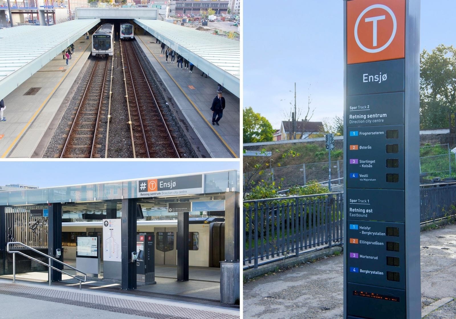 Ensjø T-bane Galleribilde
