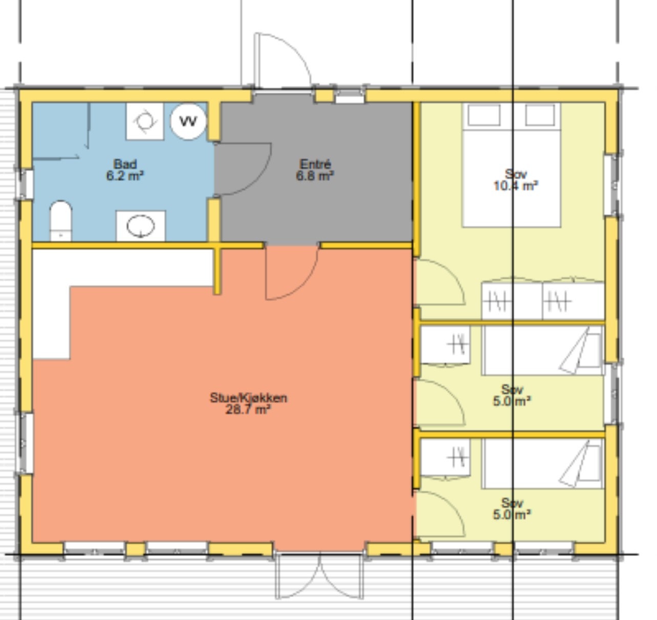 Versjon uten lofter. Galleribilde