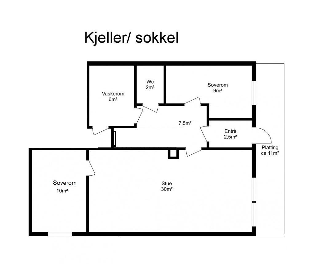 Plantegning Galleribilde