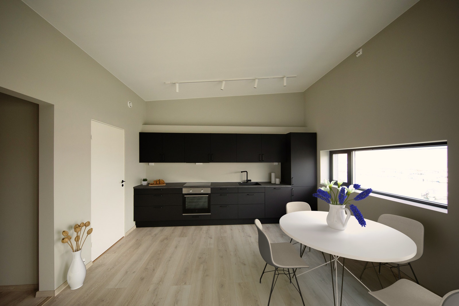 Åpen stue og kjøkkenløsning Galleribilde