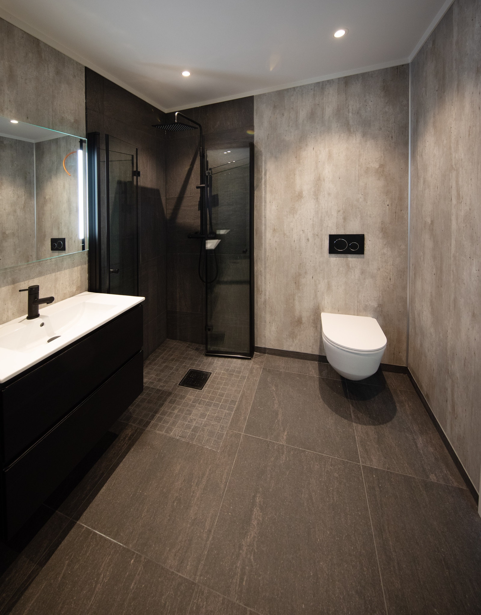 Stilfult moderne bad Galleribilde