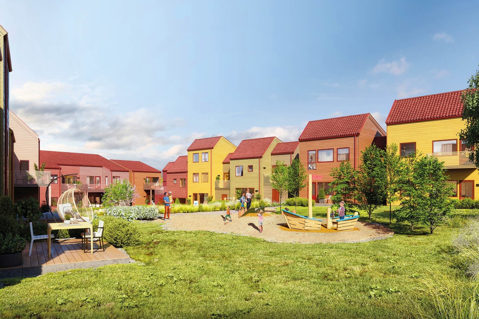 Illustrasjon av byggetrinn 3 - Sandland Galleribilde