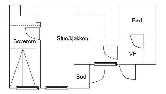 Plantegning Galleribilde
