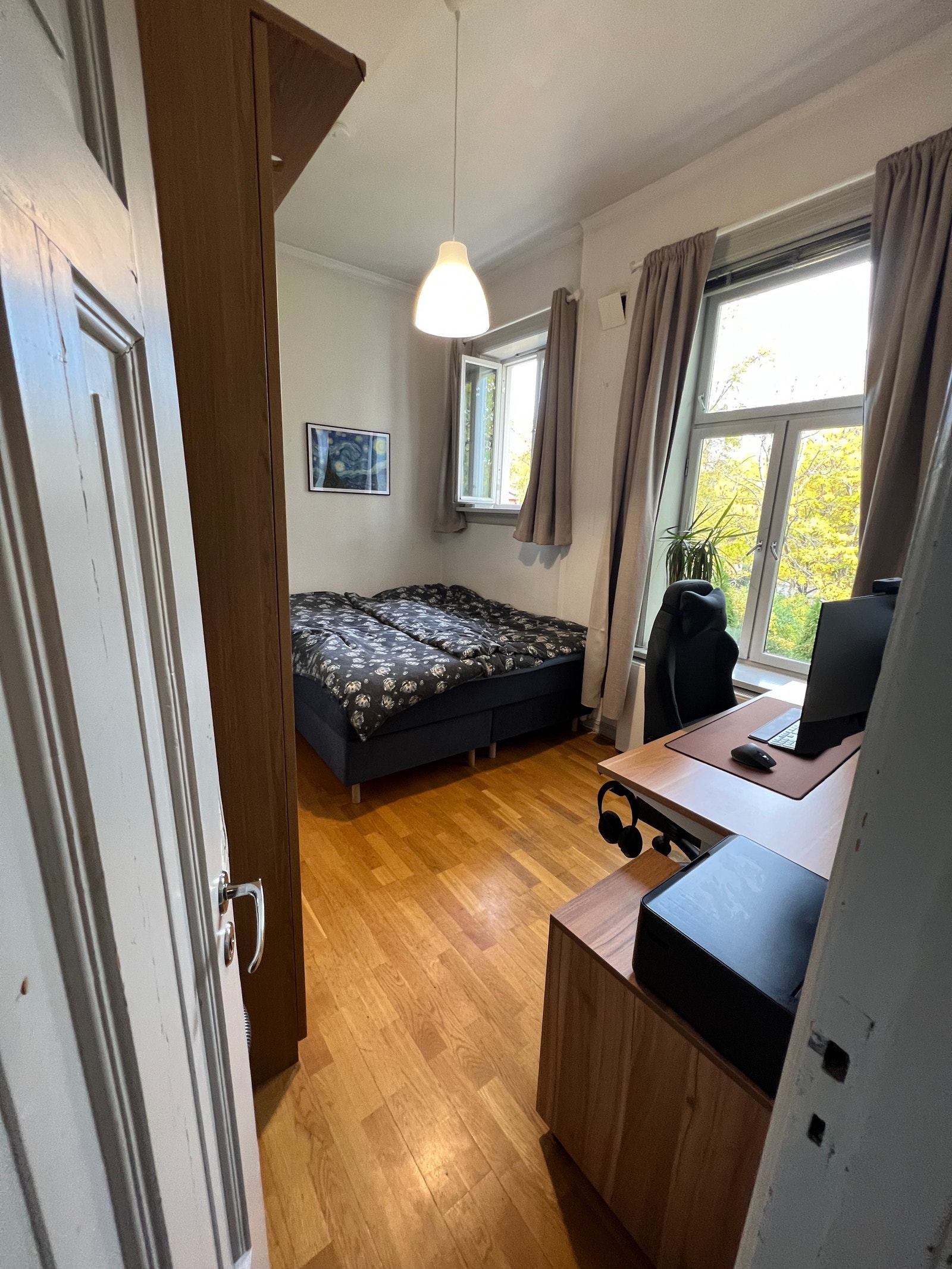 Soverommet er vendt mot nord. Galleribilde