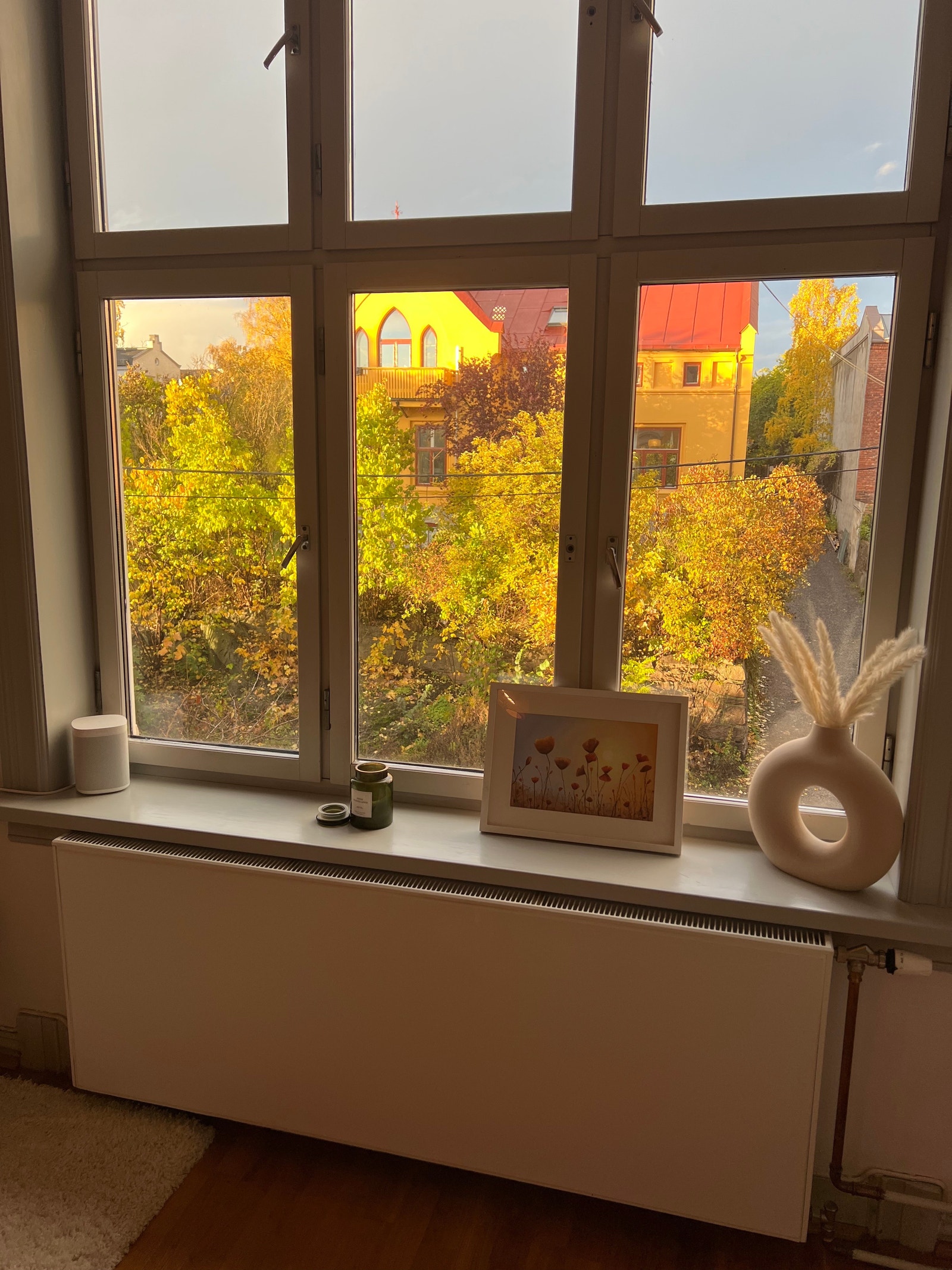 Utsikt mot Fastingsgt. En privat, rolig gate uten trafikk. Galleribilde