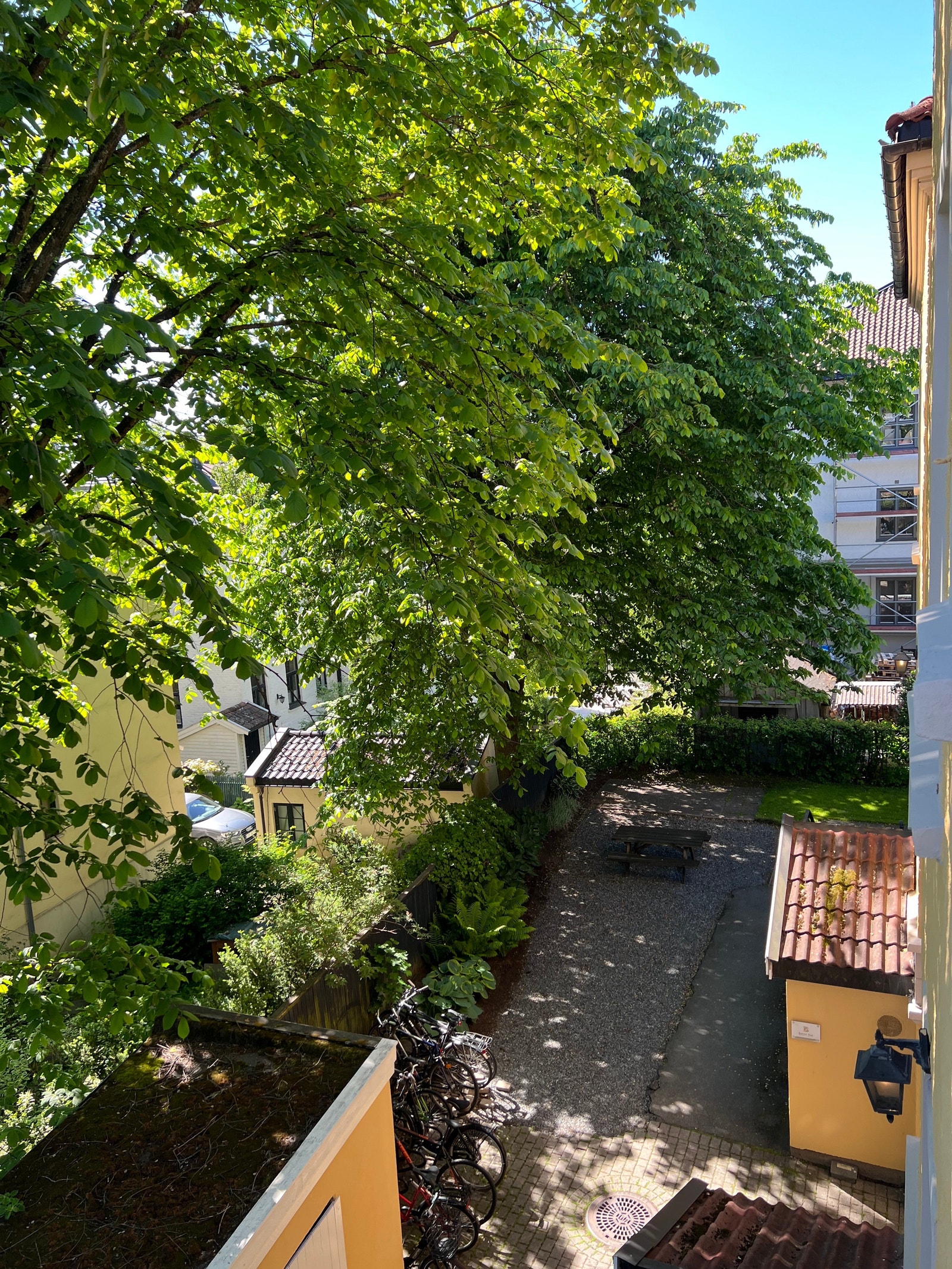 Utsikt fra soveromsvindu Galleribilde