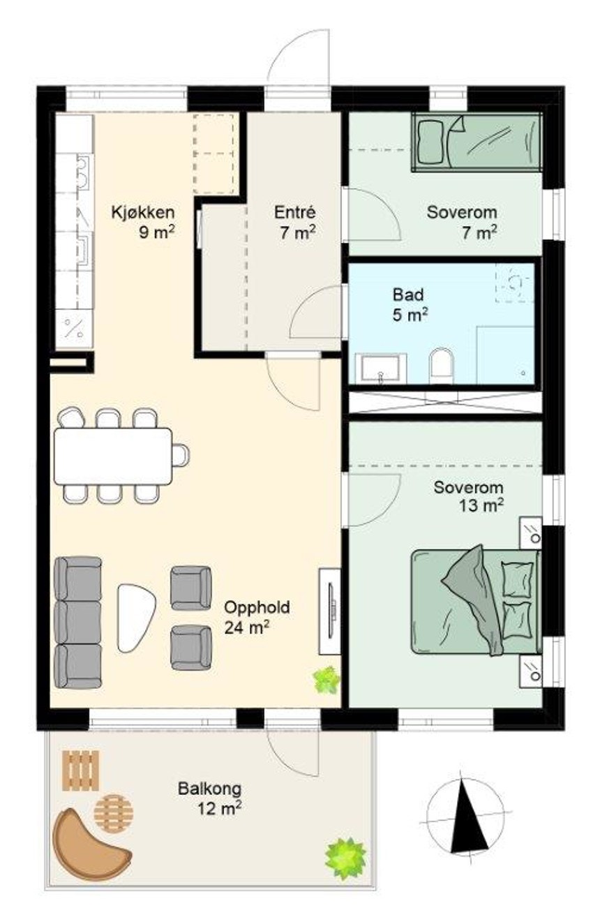 C305 3-roms Galleribilde