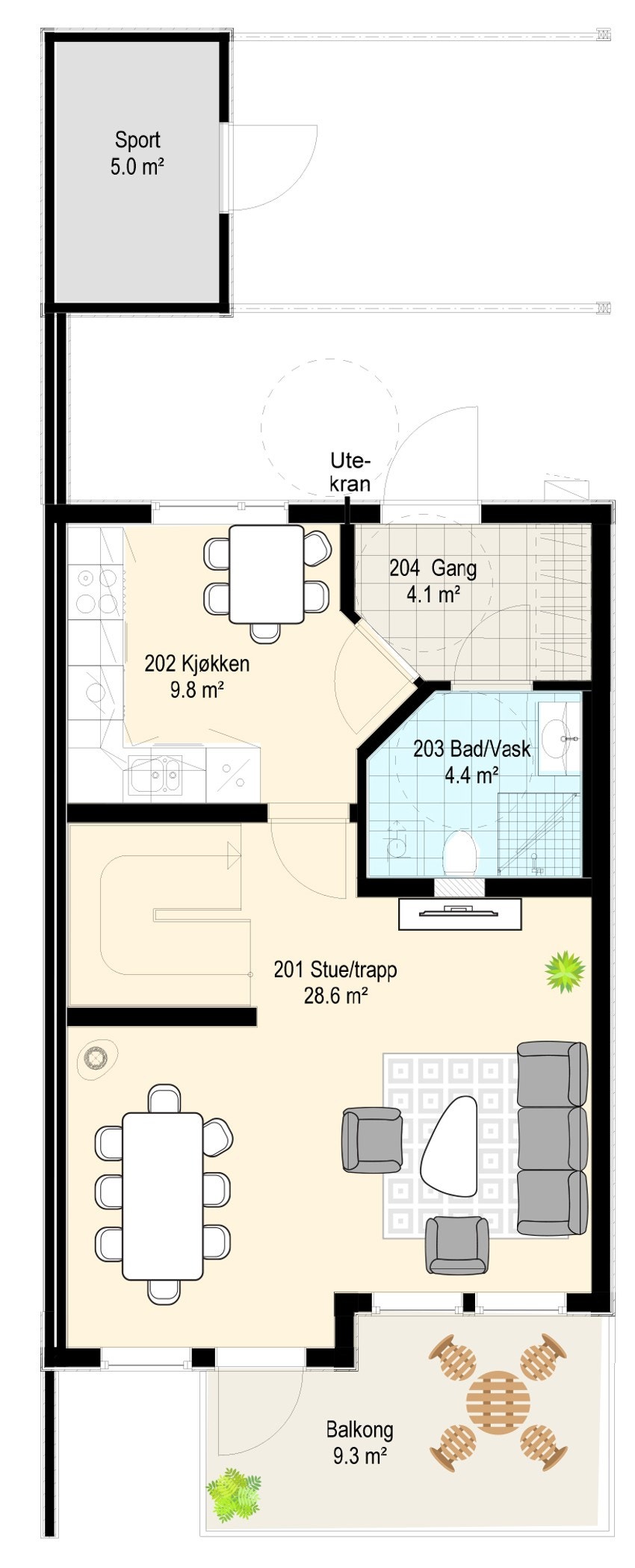 Hus 20 plan 2 Galleribilde