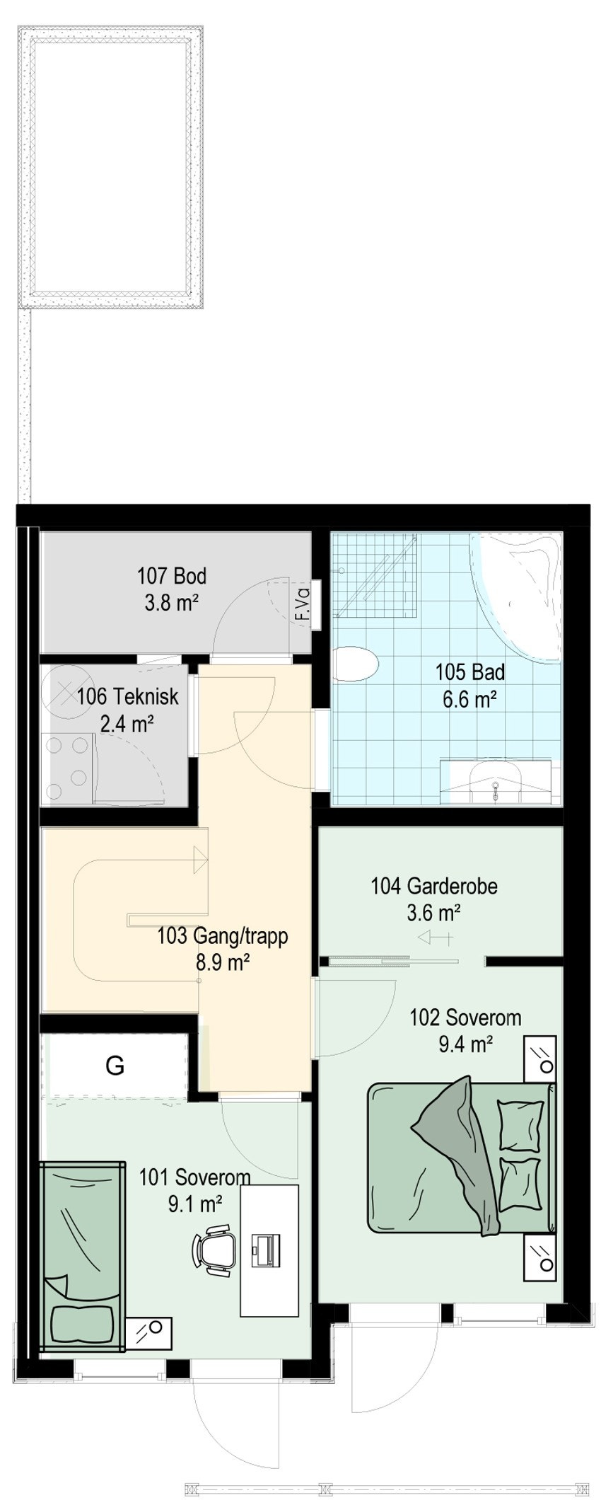 Hus 20 plan 1 Galleribilde