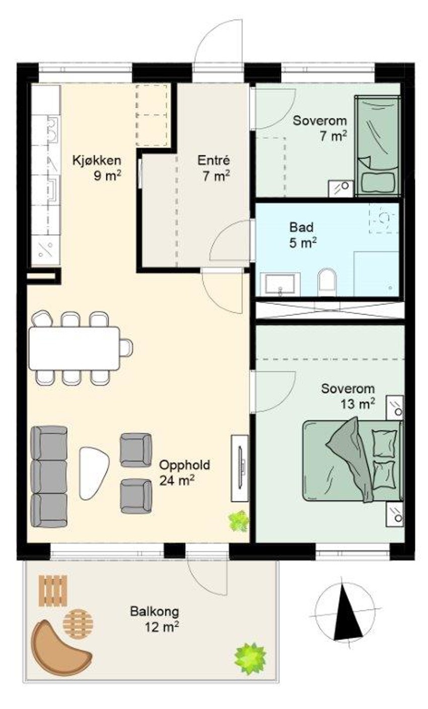 C302 3-roms Galleribilde