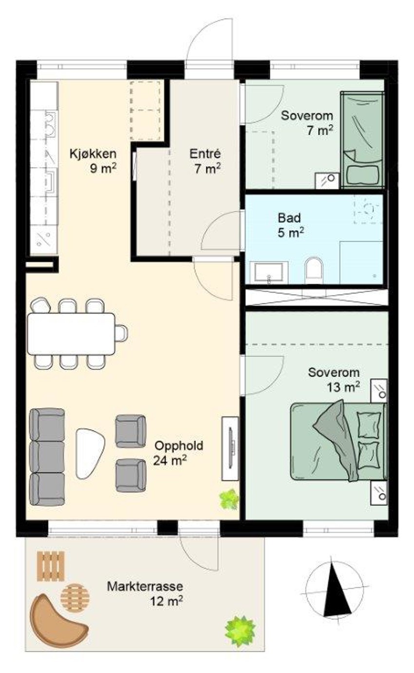 C101 3-roms Galleribilde
