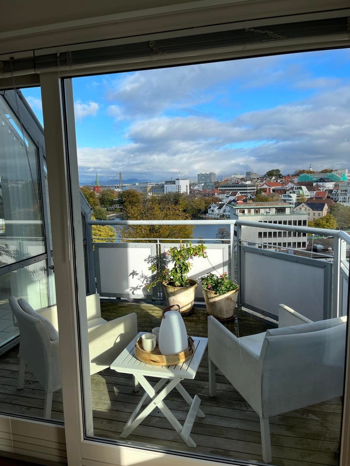 Utsikt fra terrassen Galleribilde