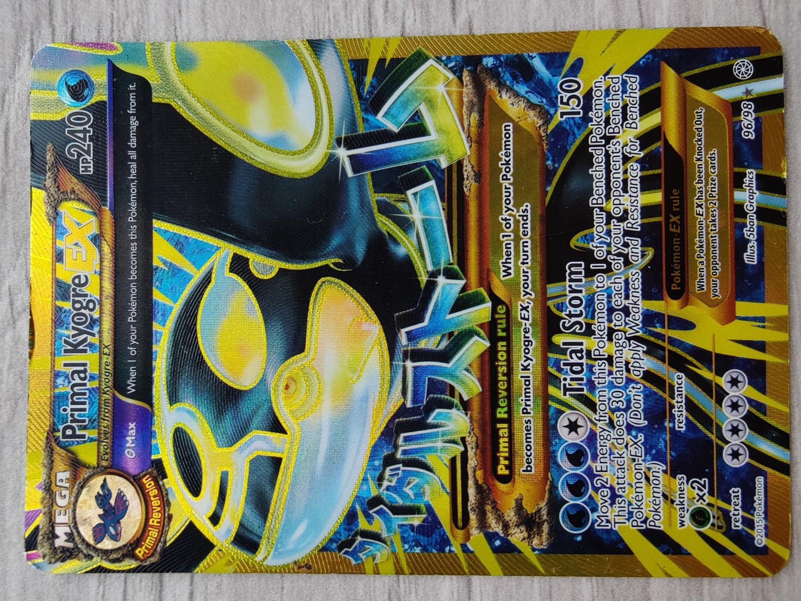 Pokemon Primal Kyogre EX shiny ancient origins | FINN.no
