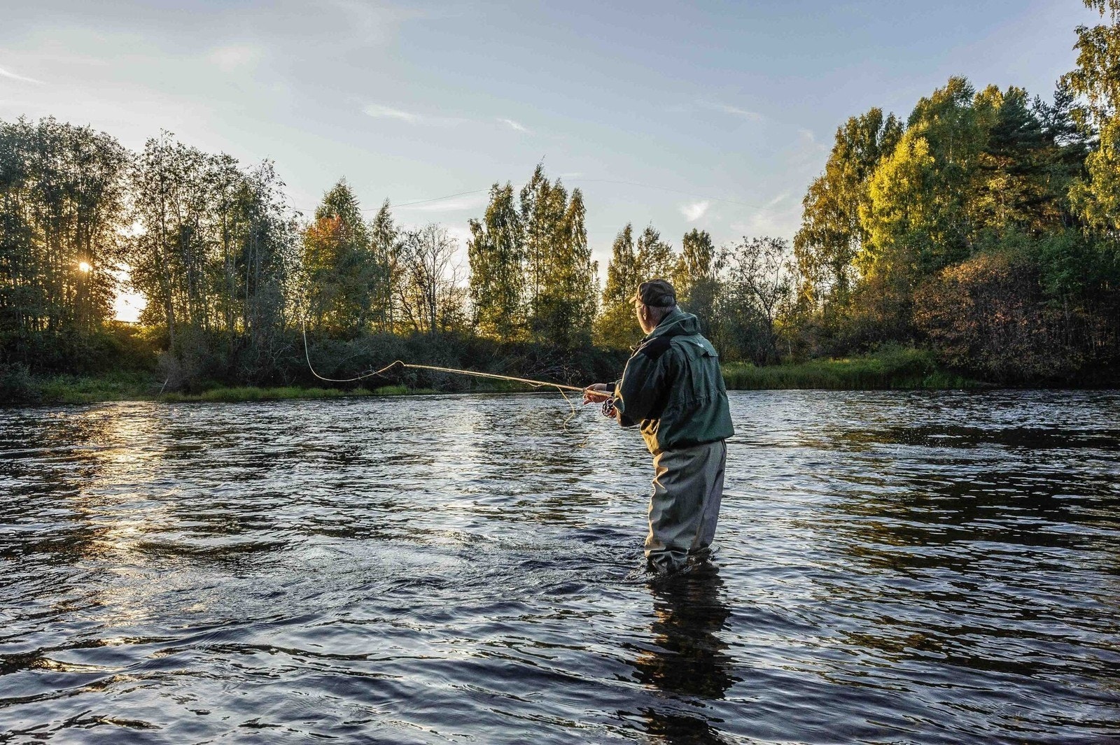 Fluefiske i Randselva Galleribilde
