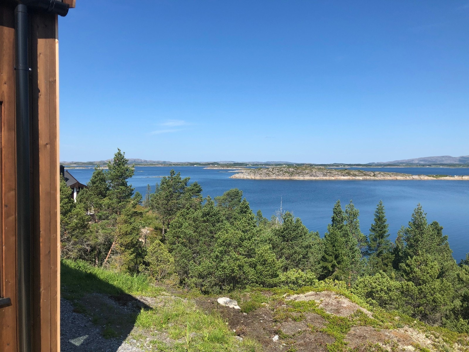 Utsikt fra terrassen Galleribilde