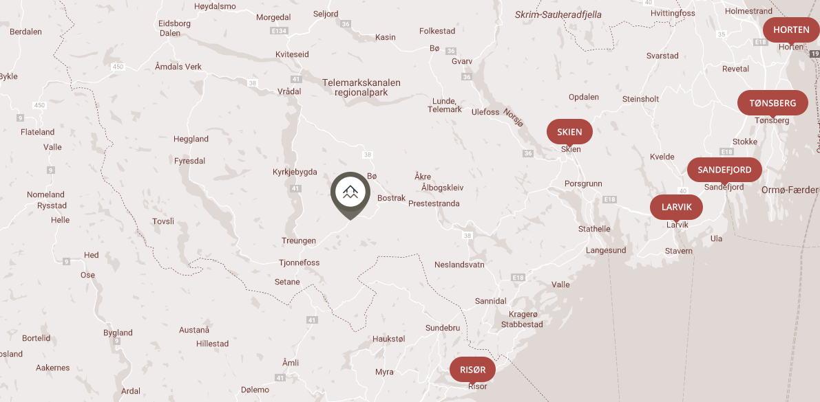 Beliggenhet på hyttefeltet. Kort vei fra storbyene. Galleribilde