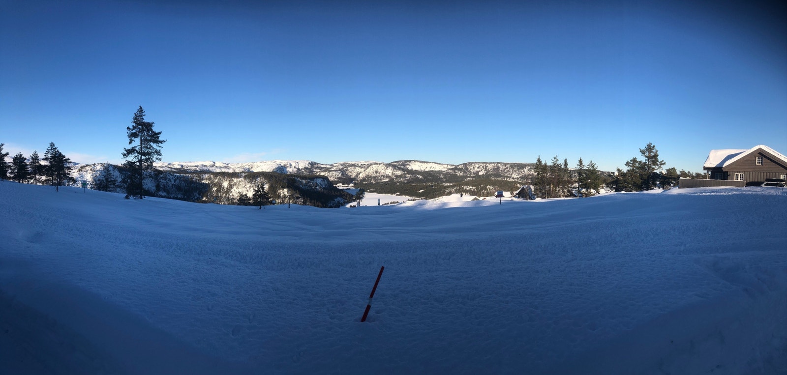 Fra tomten i vinter Galleribilde