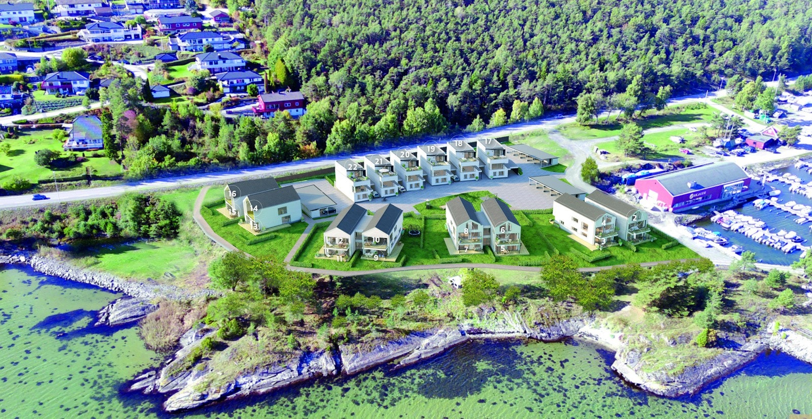 Salentunet boligene med nr Galleribilde