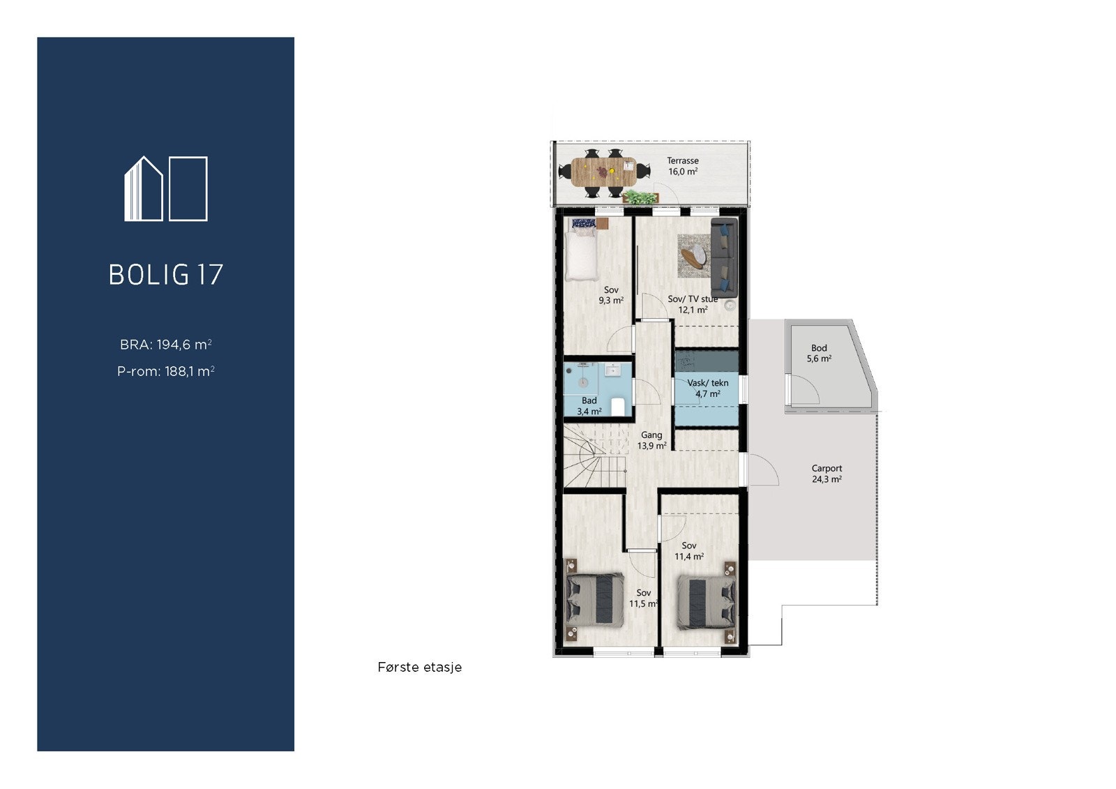 Salentunet-bolig 17 1.etasje Galleribilde