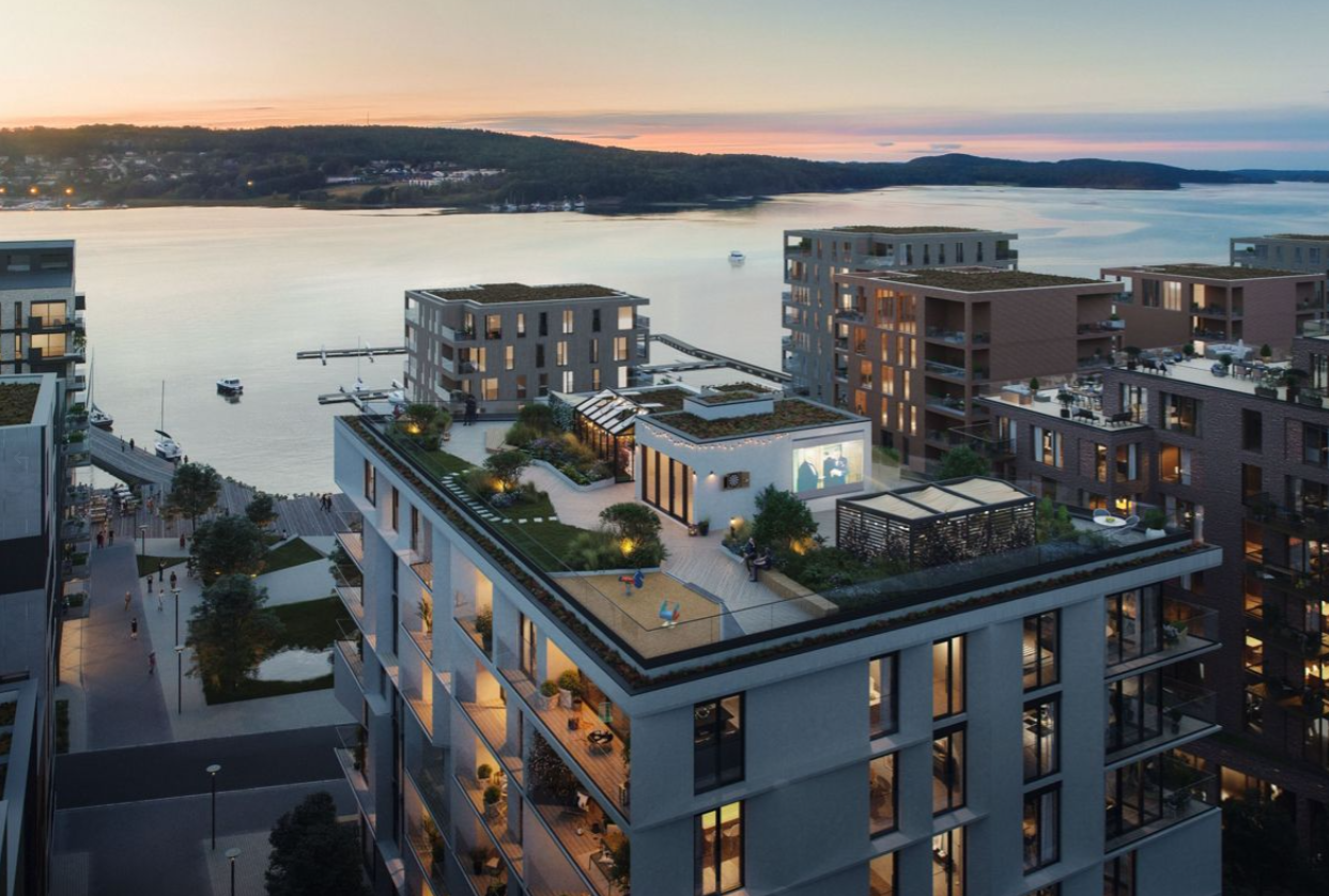 Illustrasjonsfoto fra taket Galleribilde