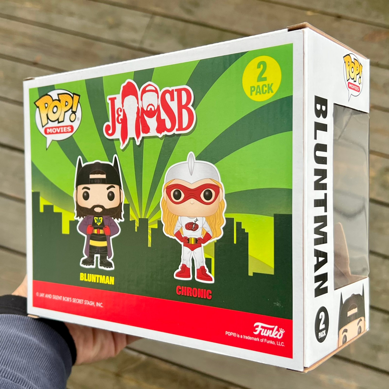 Jay and Silent Bob Funko Pop! Bluntman 2024 and Chronic