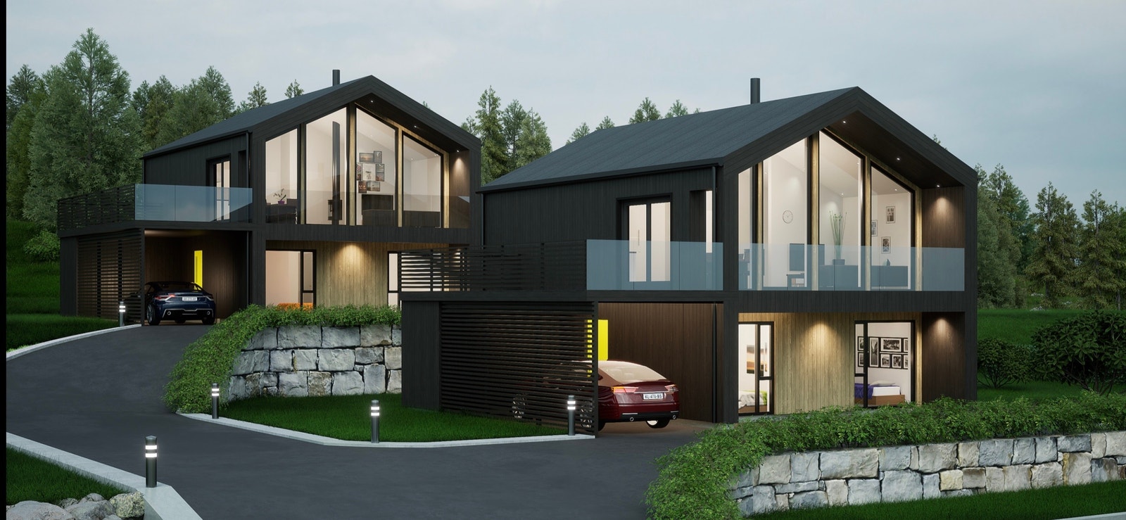 Visualisert bilete av bustad Galleribilde