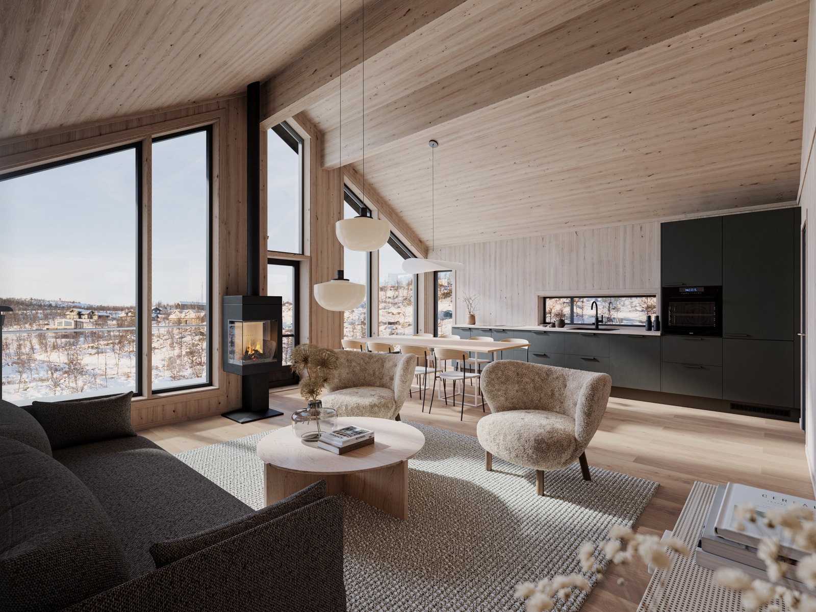 Med sin effektive planløsning er dette et fantastisk samlingspunkt for venner og familie. Galleribilde