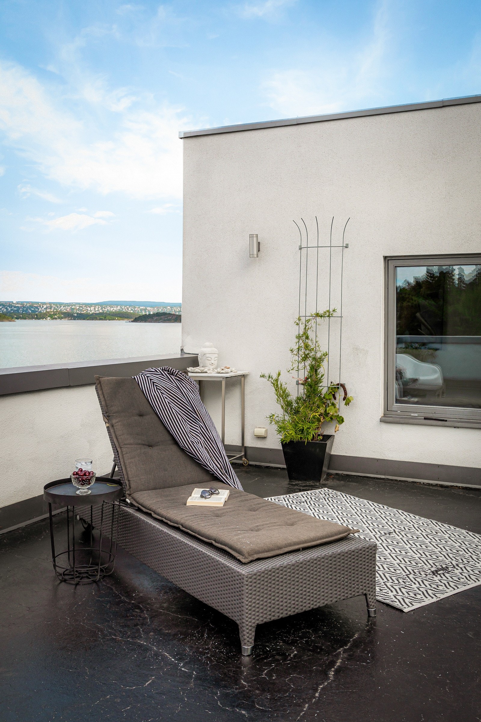 Fra takterrassen Galleribilde