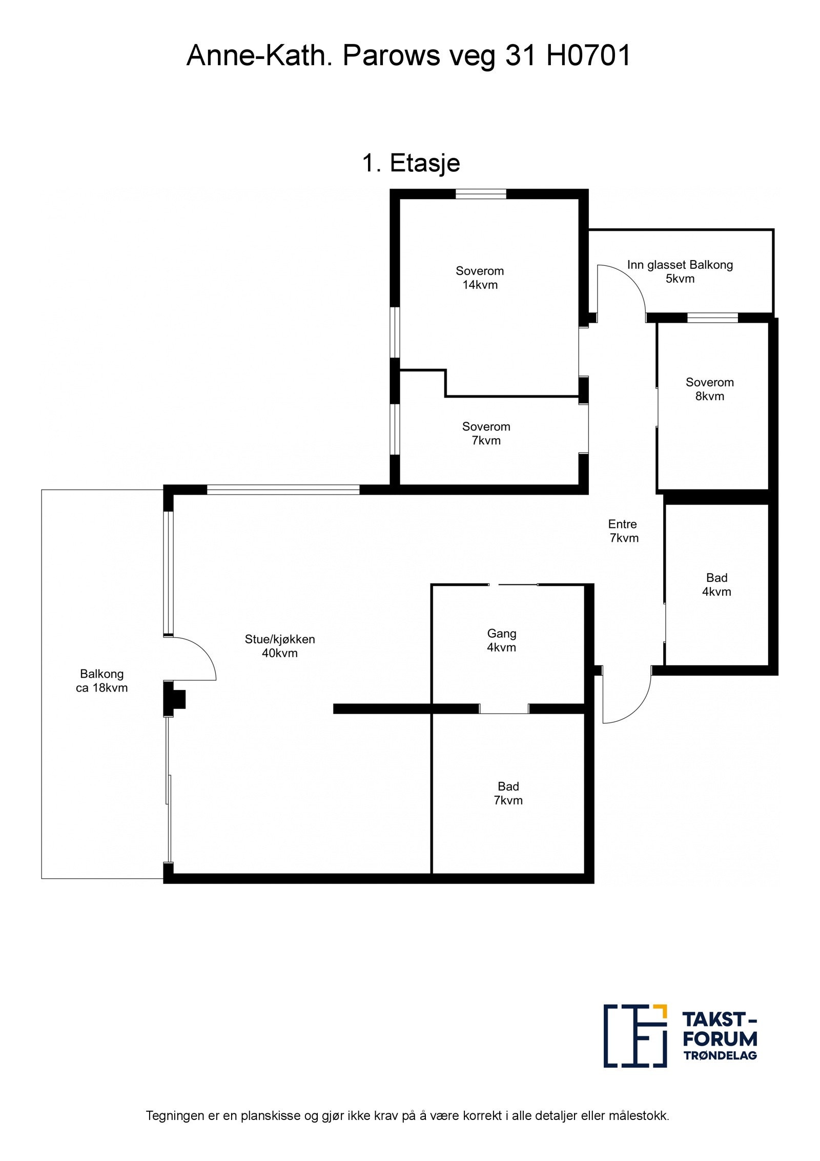 floorplan_letterhead_-_anne-kath._parows_veg_31_h0701_-_1._etasje_-_2d_floor_plan Galleribilde