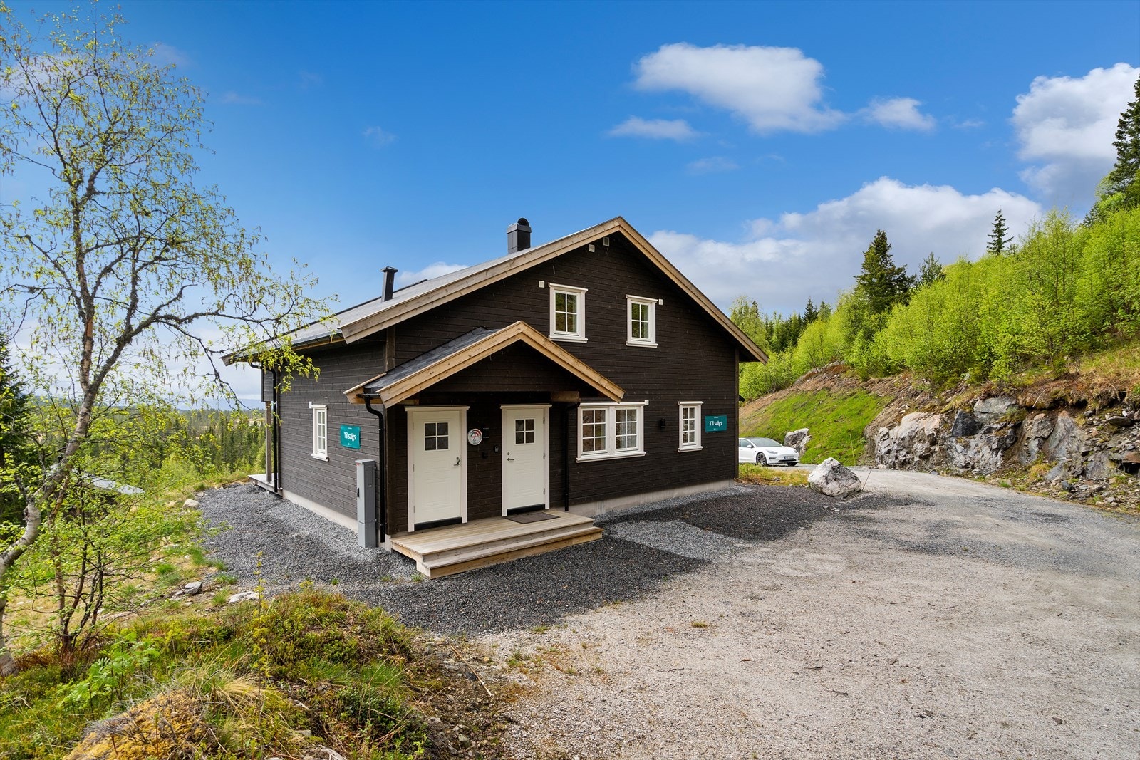 Gode parkeringsmuligheter for storfamilien. Galleribilde