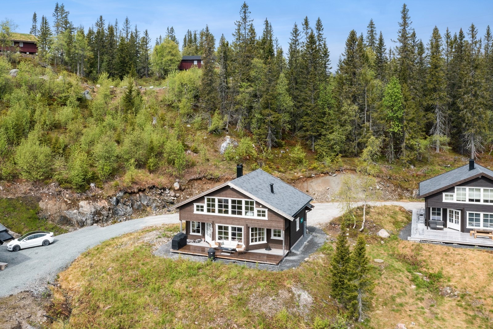 Dette er en flott hytte fra 2020 på Norefjell - her er det rikelig med aktiviteter, både sommer som vinter. Galleribilde