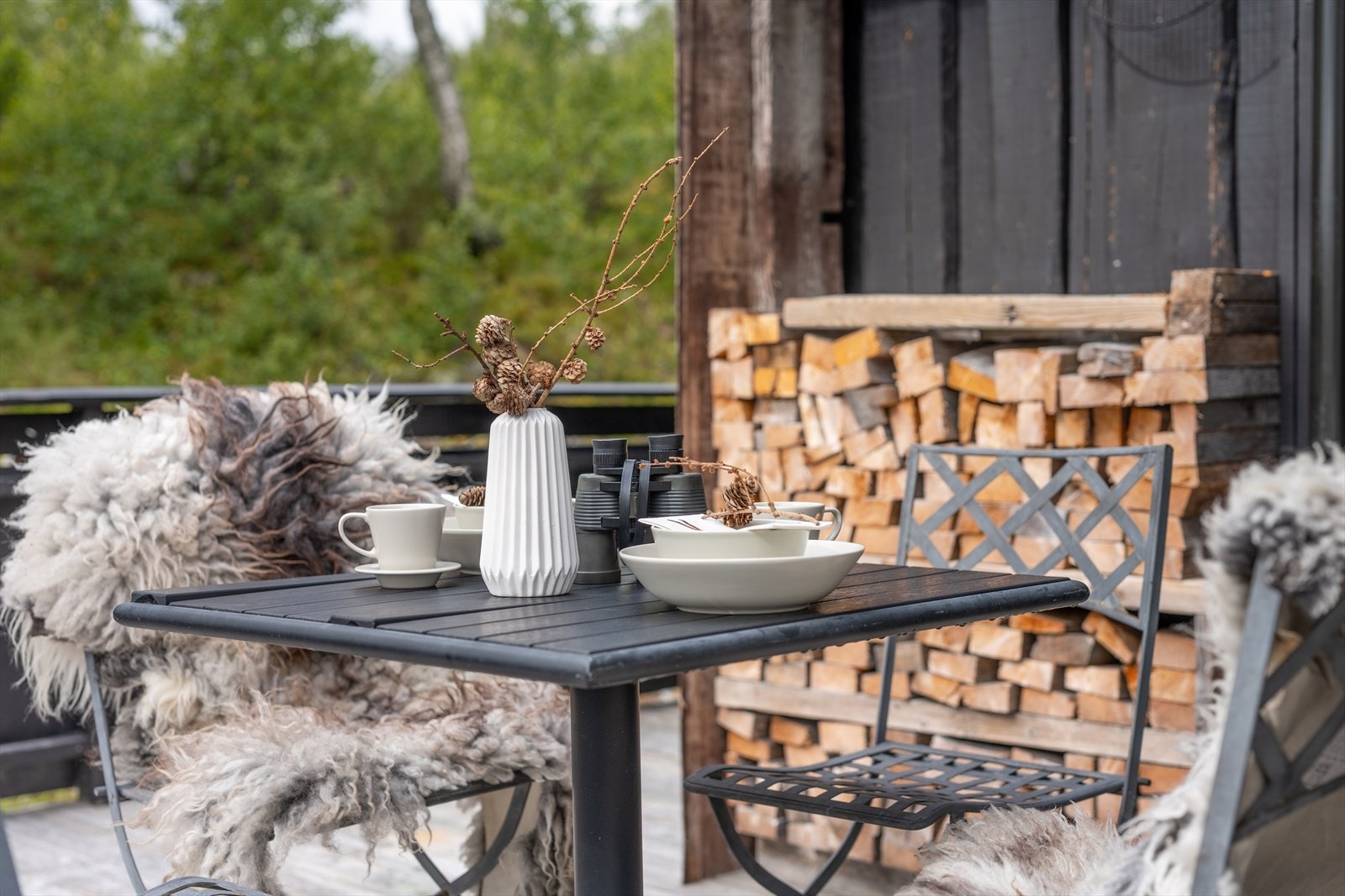 Her kan man nyte solen fra morgen til kveld Galleribilde