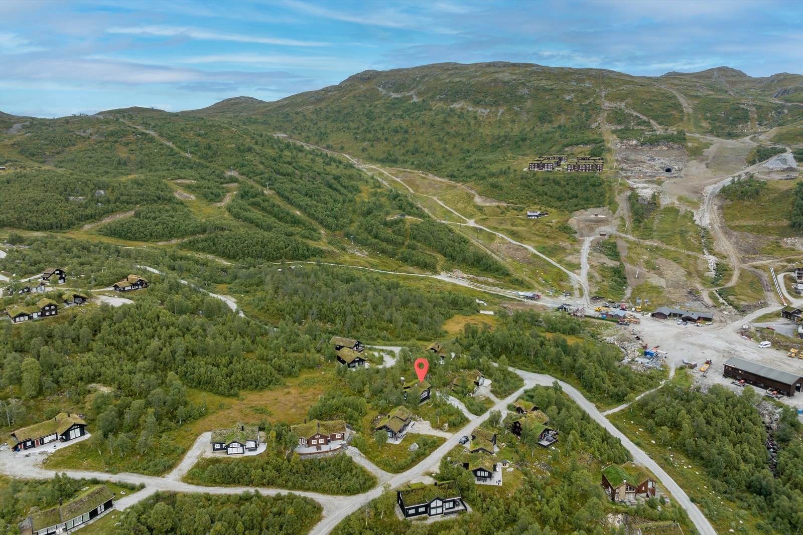 Flott beliggenhet på Raudberg like ved Haukelifjell skisenter Galleribilde