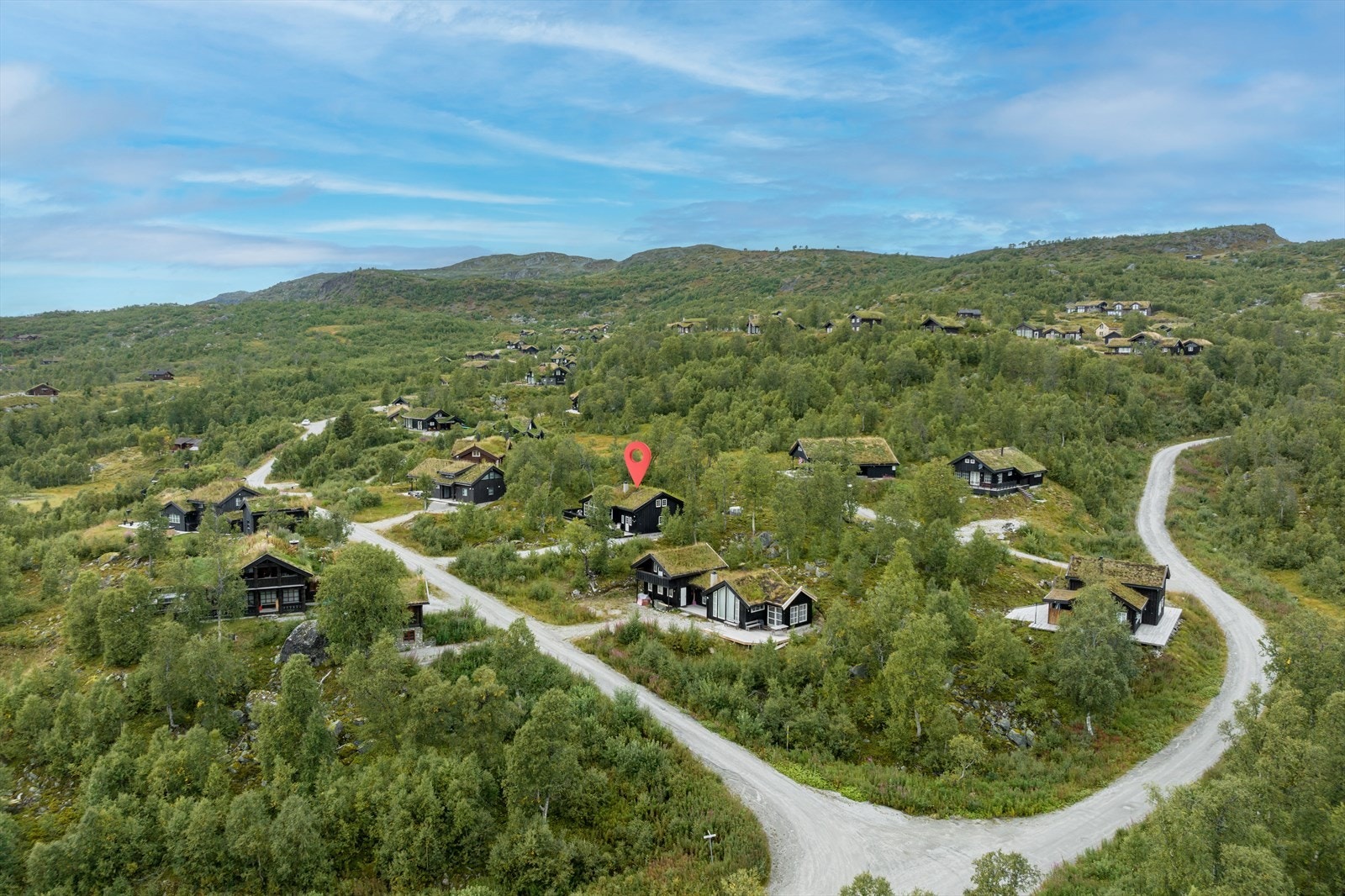 Drone tatt fra sør Galleribilde