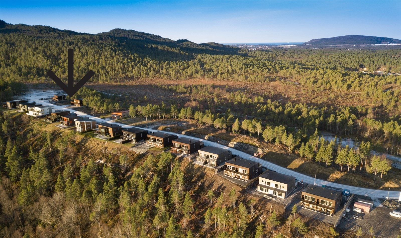 BF 3-2 (pil) og BF 3-4 er ledige igjen her. Se ornvika.no for mer info. Galleribilde