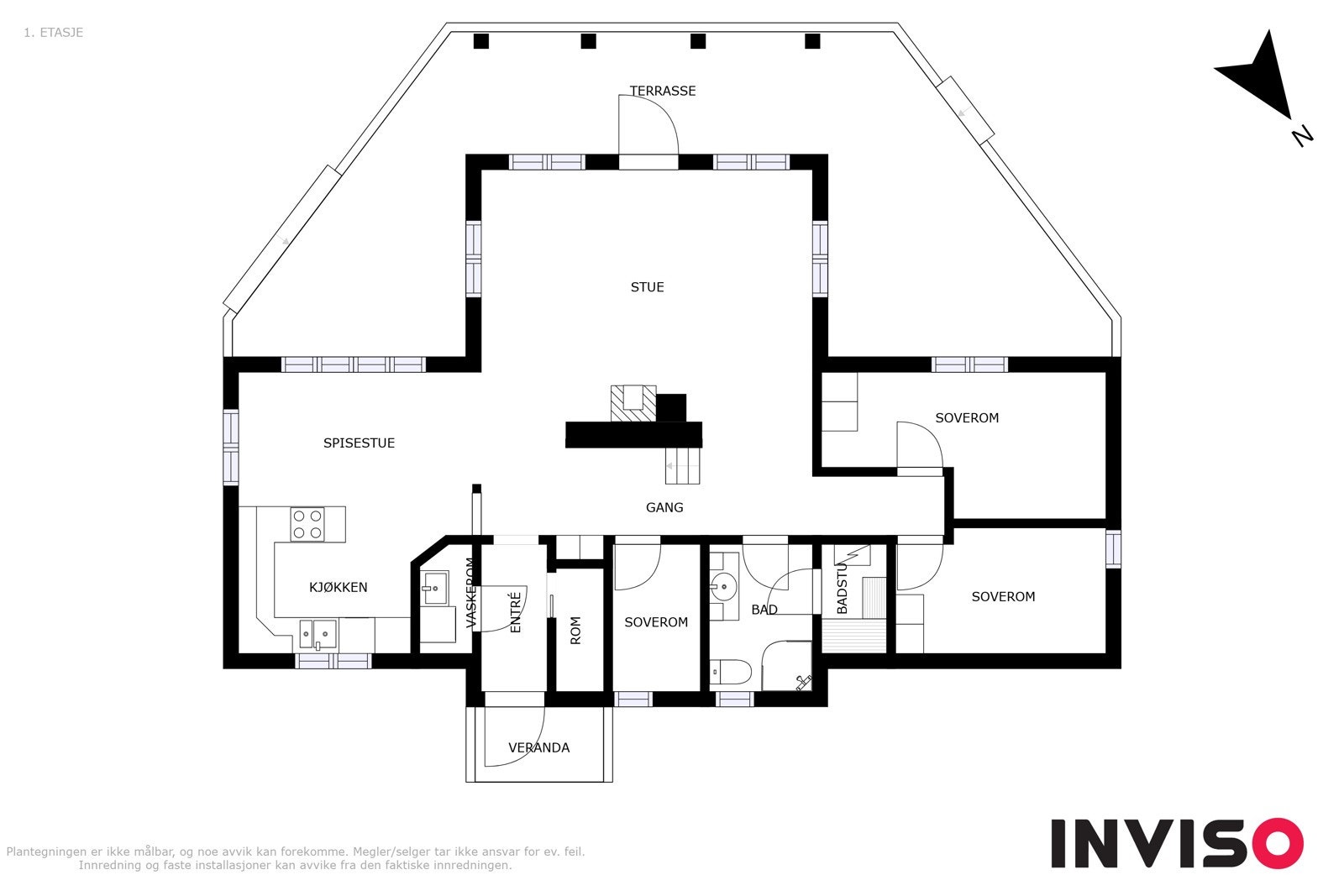 Plantegning Galleribilde