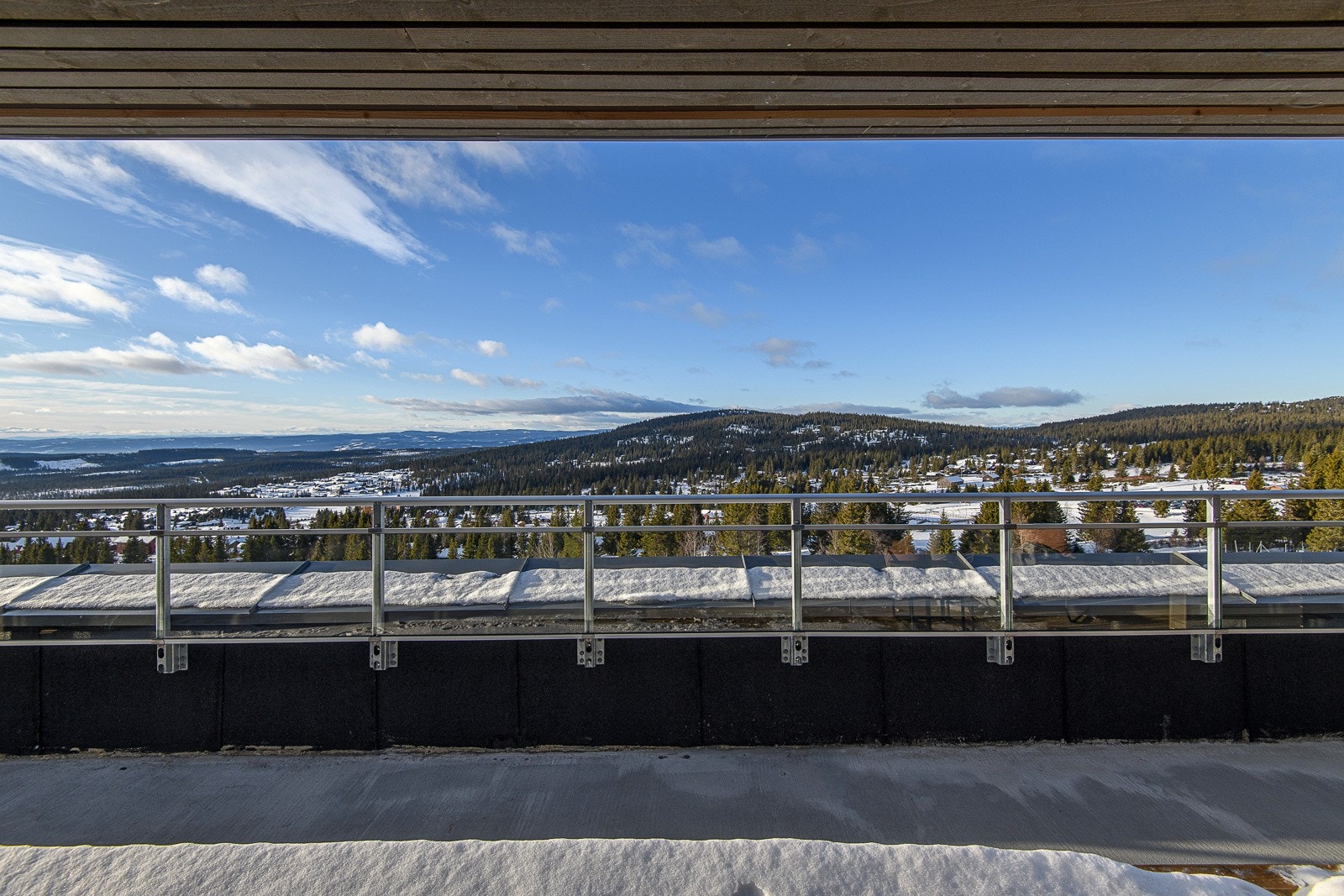 Fantasktisk utsikt fra verandaen Galleribilde