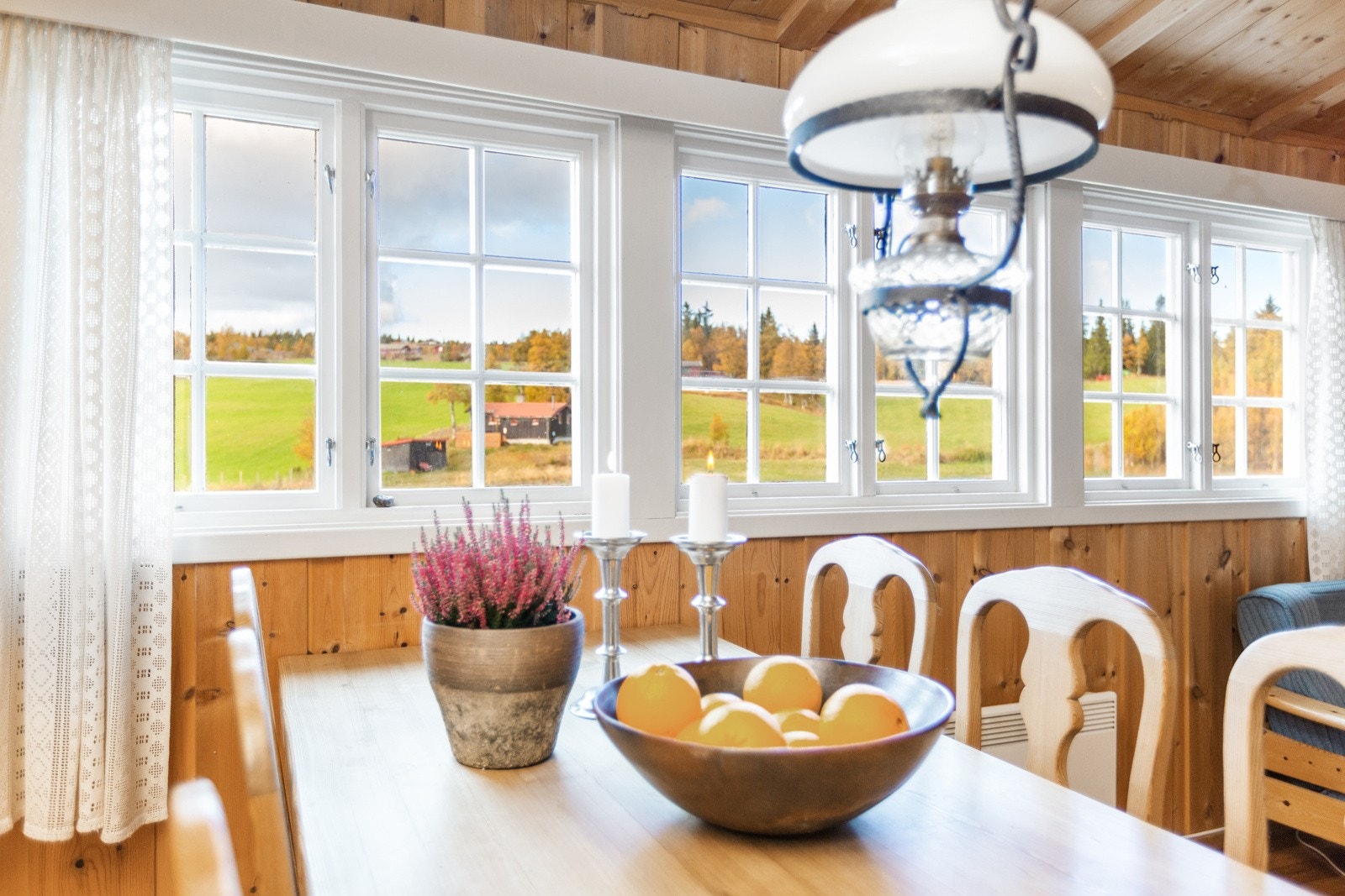 Nydelig utsikt fra spisestuen. Galleribilde